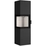 Hajduk Kaminofen Pixel XXL | 7 kW | rechteckiger Kaminofen | Schwarz