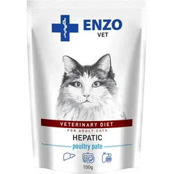 ENZO VET Hepatische Geflügelpastete für Katzen 100g
