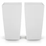 Vevor Pflanztopf 39 x 39 x 75 cm Weiß