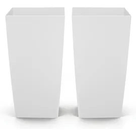 Vevor Pflanztopf 39 x 39 x 75 cm Weiß