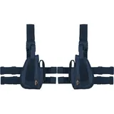 Normani Outdoor Sports Pistolenbeinholster Set für Rechts + Links in Marine | Gr.: onesize