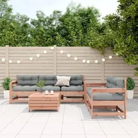 VidaXL 6-tlg. Garten-Lounge-Set mit Kissen Massivholz Douglasie