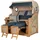 Mr. Deko Strandkorb Komplettset - bene living - Ammersee Grande XL Teak - PE shell - Modell 593 - inkl. Liftersystem
