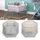 VitaliSpa Laufgitter, Estrella, Grau, 128 x 110 cm, 6 Ecken,