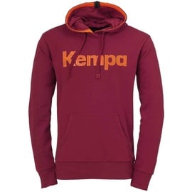 Kempa Graphic Hoodie deep rot M