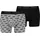 Puma Everyday Logo Print Boxershorts grau/schwarz L 2er Pack