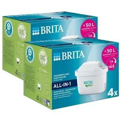 BRITA Wasserfilter Brita Wasserfilter-Kartusche 4er Maxtra Pro ALL-IN-1 - Filterwasser (2