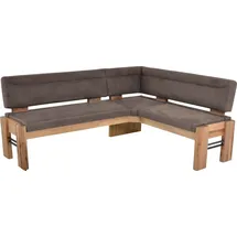 K+W Komfort & Wohnen Eckbank Floyd Braun 90 x 63 x 0 cm