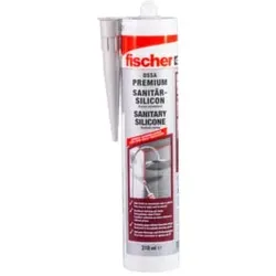 fischer Sanitärsilikon DSSA 310ml silbergrau
