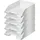 Leitz Briefkorb, A4, 5er Pack, Weiß, WOW-Serie, 52263001