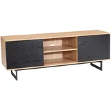 Wohnling Lowboard Braun 150 cm x 40 x 55 cm