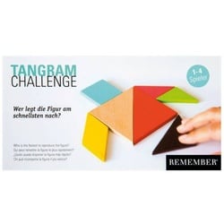 Remember Spiel Tangram Challenge Holz Bunt