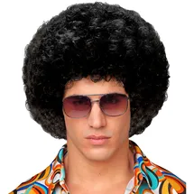 w widmann milano party fashion - Perücke 70er Jahre Disco, Lockenperücke, Accessoire für Faschingskostüme