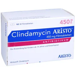 Clindamycin Aristo 450 mg Filmtabletten 30 St