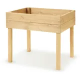Hecht Holz-Kinderhochbeet 50 x 45 x 45 cm Beige