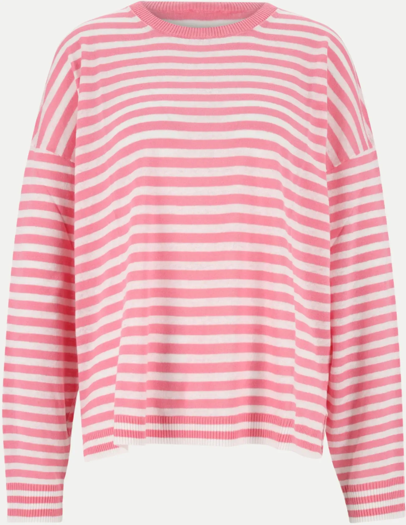 Gestreiftes Langarmshirt Rosa XS