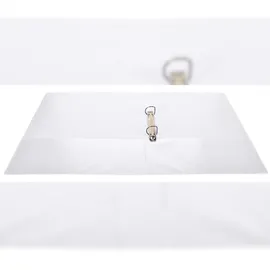 Exacompta 10x Ringbuch Kreacover 25 mm-Ring-ø Weiß