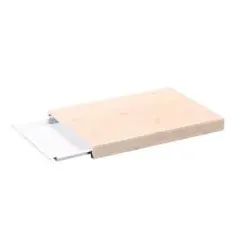 Kesper Schneidebrett mit Auffangschale, 38 x 26 cm 57352 , 1 Schneidebrett