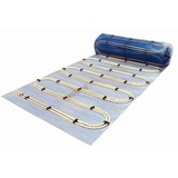 Jollytherm Aquaheat Warmwasser Fußbodenheizung | Set mit Heizmatte und Anschlußteilen: 2.50m2
