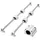 Vevor SFC25 Führungsschiene 1000 mm 2er-Pack