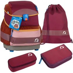 finkid BUDDY EKO SPORT 4tlg. Schulranzenset - berry mix Koffer24