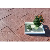 Diephaus Terrassenplatte GRANDIA Rot 60 x 40 x 4 cm