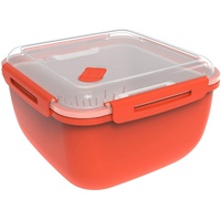 Rotho 1025302792 Lebensmittelaufbewahrungsbehälter Quadratisch 2,5 l Rot 1 Stück(e)