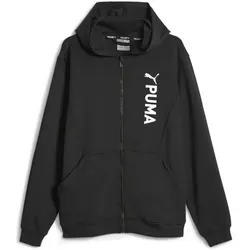 PUMA Herren Kapuzensweat Puma Fit Double Knit FZ, PUMA BLACK, L