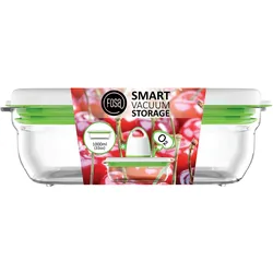 FOSA BARCELONA BEHÄLTER S 1.000ML – BC10080 - Smarte Vakuum-Lebensmittelaufbewahrung – Eckiger Vakuum-Aufbewahrungsbehälter 1.000ML