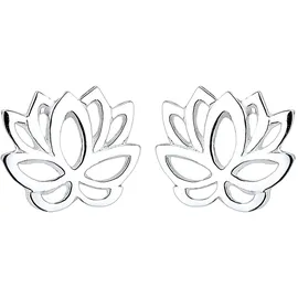 Elli Ohrstecker Lotusblume silber 925 Sterling Silber onesize