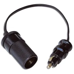 BAAS bike parts DIN BAAS BA14 DIN-Stecker mit 25cm Zigarettenanzünderbuchse
