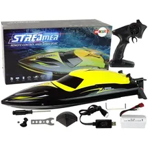 LeanToys RC-Auto Motorboot 2,4G RTR Gelb/Schwarz