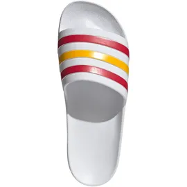 adidas Adilette Aqua Cloud White / Team Power Red 2 / Crew Yellow 40 2/3