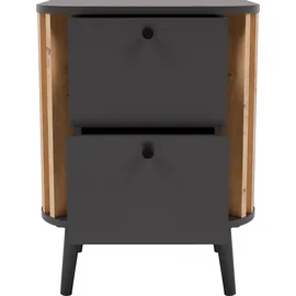 Home Affaire Nachtschrank Stavanger 45 x 33 x 60 cm Grau