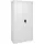 Mendler Aktenschrank HWC-H17, Stahlschrank Büroschrank, 2 Türen ~ 185x90cm grau