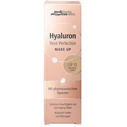 medipharma cosmetics Hyaluron Teint perfection Make Up Natural Sand LSF 15 up 30 ml beige 30 ml Make up