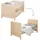 roba Babybett EASY SLEEP 70 x 140 cm inkl. Matratze safe asleep® - Mitwachsendes Gitterbett