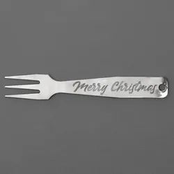 Gourmet-Gabel Merry Christmas Sterling-Silber