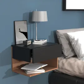 VCM Wandschublade Wand Hänge Nachttisch Usal XL 45cm