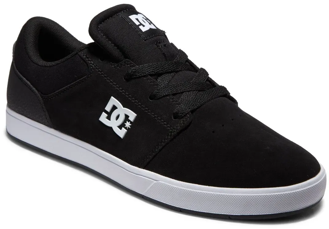 Sneaker DC SHOES "Crisis 2" Gr. 7,5(40), schwarz-weiß (schwarz, weiß) Schuhe Skaterschuh Sneaker low Schnürhalbschuhe