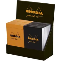 Rhodia 20x Display 20 Notizblöcken Pocket 7,5x12cm, kariert 80g