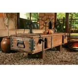 Truhe Couchtisch Holz massiv Wohnzimmertisch Truhentisch Kiste Vintage shabby