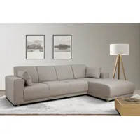 Home Affaire Ecksofa »LEMPS wahlweise Recamiere links oder rechts L-Form«, incl. Zierkissen, Stellmaße 297x162 cm