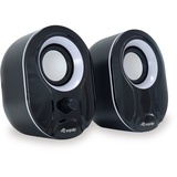 Equip Stereo 2.0 Lautsprecher 2.0 System schwarz/weiß