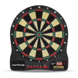 CARROMCO Elektronische Dartscheibe RAPTOR-301, elektronisches Dartboard Raptor 301