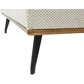 A.Z. Iwaniccy Eckcouch Mikrofaser 2-Sitzer Creme