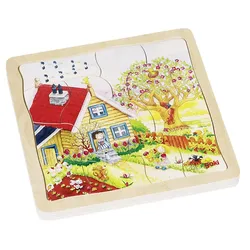Goki Schichtenpuzzle Jahreszeiten  57684