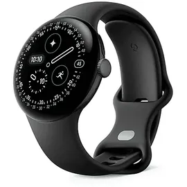 Google Pixel Watch 4 41 mm Aluminiumgehäuse Matte Black/Sportarmband Obsidian