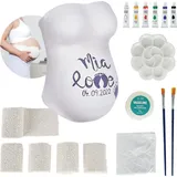 Reer Babybauch Gipsabdruck Set Gipsbinden und Acrylfarbe