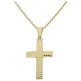 JuwelmaLux Kreuzanhänger JuwelmaLux Anhänger 333 Gold Kreuz für Herren JL14-02-0414 (1-tlg)